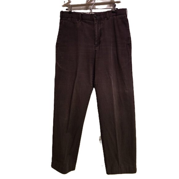 Men's 31/30 Banana Republic Jeans 98% Cotton Brown w/ White Pin Striping - Picture 1 of 3